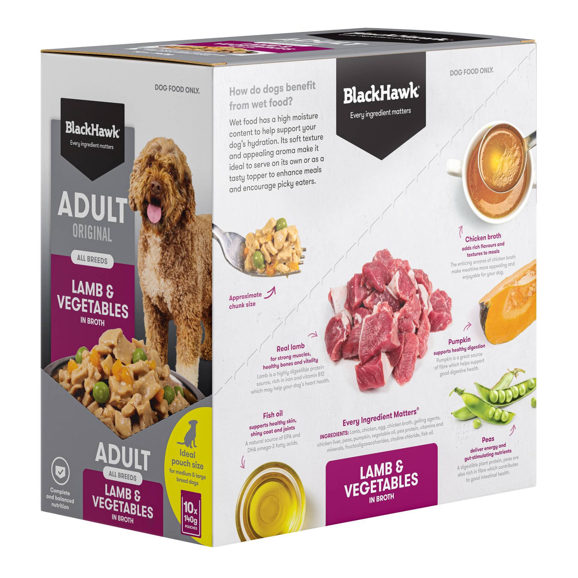 Wet Dog Food Lamb - 140g Box
