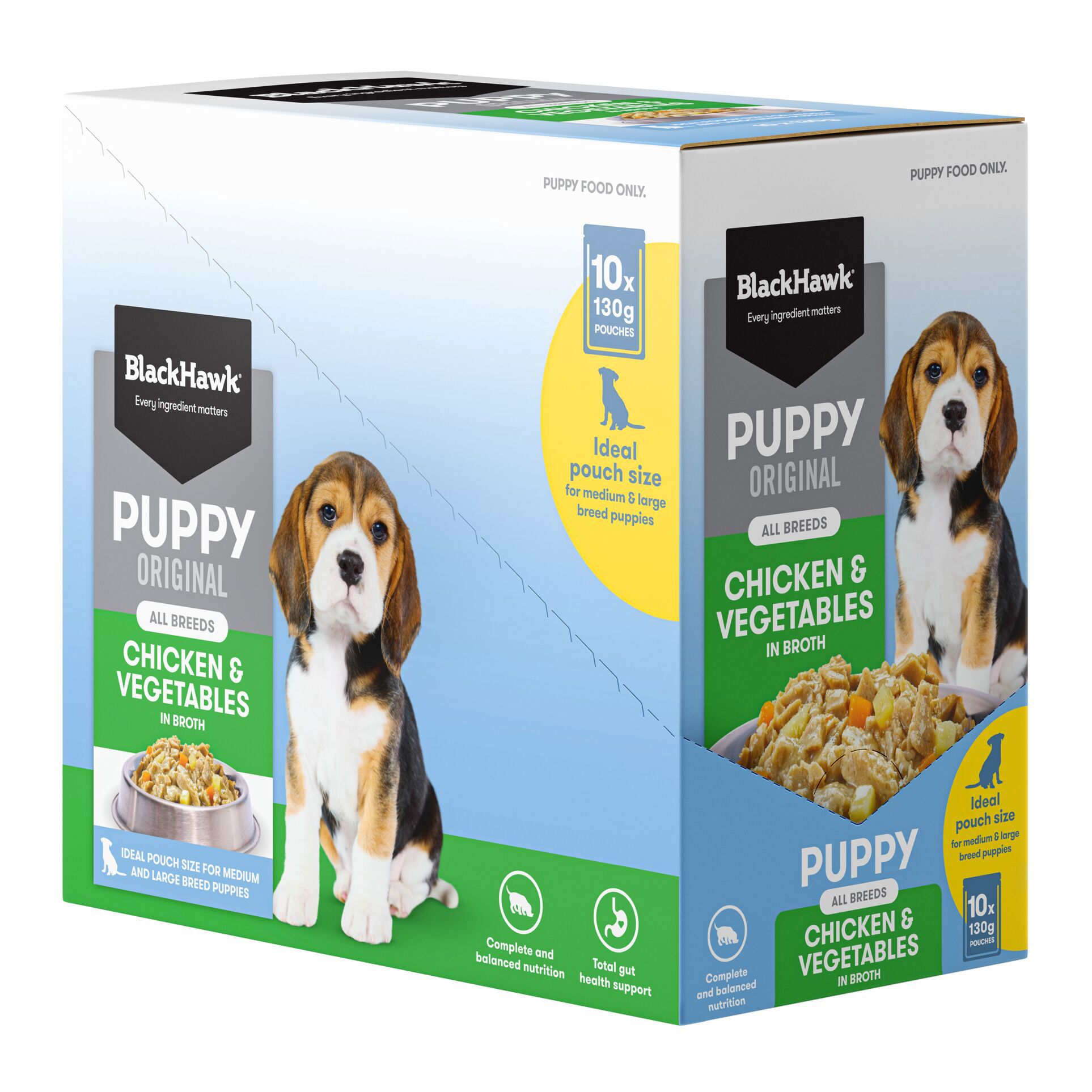 Wet Puppy Food Chicken - 130g Box
